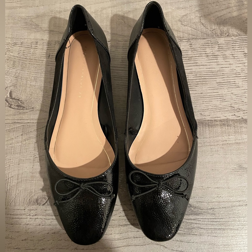 Zara Patent Flats